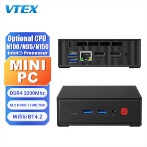 Kinh Doanh Mini PC Năng Động Ánh Sáng Kết Cấu Hỗ Trợ Kép 4K Màn Hình N150 Ddr4 16GB SSD Kép Win11Pro Linux Máy Tính Kinh Doanh Mini PC - Product Image 1