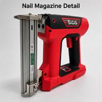 Pistolet à clous électrique sans fil 18V rechargeable de qualité industrielle pour le travail du bois et le bricolage