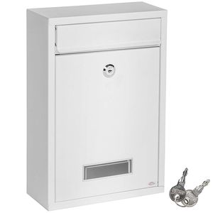 Buzón <span class=keywords><strong>de</strong></span> montaje en pared para <span class=keywords><strong>exteriores</strong></span>, cerradura impermeable <span class=keywords><strong>de</strong></span> Material metálico con llaves, <span class=keywords><strong>buzones</strong></span> <span class=keywords><strong>de</strong></span> cartas <span class=keywords><strong>de</strong></span> seguridad - Product Image 1