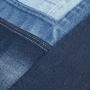 3/1 OA בד ג'ינס סירו 13.2oz כחול אפור כהה חבל בד ג'ינס צבוע מחיר למטר
