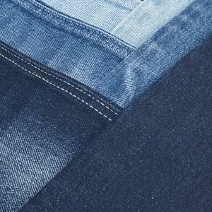 3/1 OA kain denim siro Slub 13.2oz kain denim celup tali abu-abu biru tua harga per meter