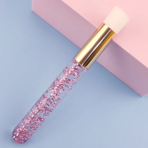 Cepillo de limpieza <span class=keywords><strong>para</strong></span> extensiones de pestañas, cepillo limpiador de <span class=keywords><strong>espuma</strong></span> <span class=keywords><strong>para</strong></span> Realce de pestañas, nariz y cara, color rosa brillante, nuevo estilo - Product Image 4