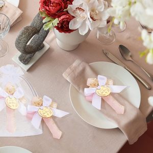 Imanes de nevera con cruz de epoxi, cruz de primera comunión con flor, recuerdos cristianos, regalo <span class=keywords><strong>para</strong></span> bautizo, bautizo de bebé, fiesta de baby shower - Product Image 6
