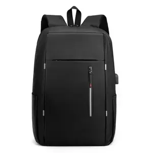 Business Travel Anti Theft Slim Durable Waterproof College School Computer Bag Laptop Backpack With USB Charging