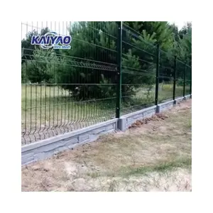 Phổ biến 3D Arc Hàn lưới hàng rào với bột bọc vuông bài viết cho trang trí vườn sử dụng