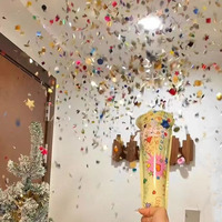 Automatique Gonflable Ballon Feux D'artifice Bâtons Confettis Popper Atmosphère Vacances Anniversaire Mariage Décor Cadeau Fête Jouet Fournitures