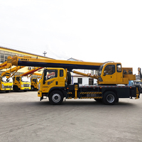 Grue de camion 8T préférée des clients, portée de travail 25-39m, flèche télescopique, refroidisseur d'huile hydraulique