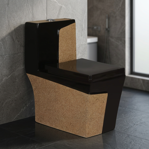 Artículos sanitarios decorativos modernos, armario de agua de doble descarga, inodoro, inodoro, cuenco de cerámica de una pieza para hoteles, villas, lavabos - Product Image 1