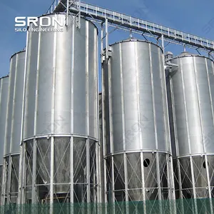 Hopper Bottom Grain Storage Steel Silo For Farm