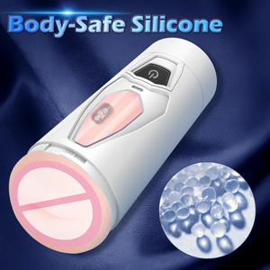 Masturbador Automático 2 en 1 de <span class=keywords><strong>Doble</strong></span> Cabeza con Succión, Copa de Simulación <span class=keywords><strong>Vaginal</strong></span> para Hombres, Extensor de Entrenamiento, Juguetes Sexuales Masculinos para Adultos - Product Image 3