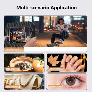 Lumière Annulaire LED RGB 20W Portative pour Vlogging Extérieur, Lampe Vidéo Carrée pour Selfie et Éclairage <span class=keywords><strong>Photo</strong></span> de Téléphone Portable - Product Image 6