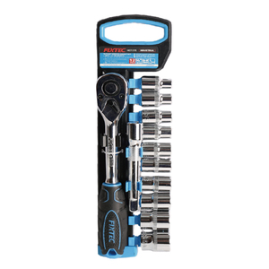 Juego de llaves de carraca de 12 piezas de 1/4'', 3/8'' y 1/2'' con 72 dientes, con 1 y 10 dados - DIY OEM FHST0612S/FHST10 - Product Image 6