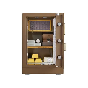Personalizado seguro caixa escondida 2 horas à prova de fogo casa segura jóias resistência ao fogo cofres aço segurança armários