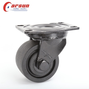 Industrial 3-Inch Castors 75mm Aço <span class=keywords><strong>Caster</strong></span> Low Gravity Fiberglass Reinforced Nylon Giratório <span class=keywords><strong>Caster</strong></span> 1200lbs Capacidade OEM