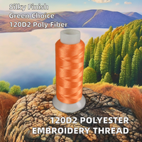 Fil de soie polyester résistant aux hautes températures glands tressés broderie rayonne fil à coudre point de croix tricot mercerisé