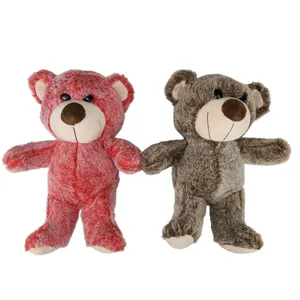 艾菲玩具热卖新款30厘米笨头熊毛绒动物貂皮毛绒泰迪熊玩具儿童礼物情人节