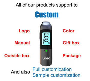 Écran Lcd capteur de pile à combustible portable testeur d'<span class=keywords><strong>alcool</strong></span> conduite haleine sûre mini alcootest - Product Image 6