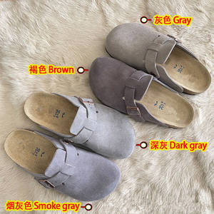 Birkenstocks 2025 été nouvelles pantoufles en liège à double boutonnage hommes et femmes sandales en cuir d'extérieur vêtements d'extérieur confortables - Product Image 3
