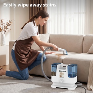 Máquina Limpiadora de Alfombras con Potente Succión de 15KPa, Limpiador de Tapicería con Secado por Aire Caliente, Tanque de 1.5L, Limpiador de Manchas Portátil para el Hogar - Product Image 2