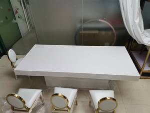 Kids <strong>Rectangular</strong> White PVC <strong>Table</strong> for Party Weeding and Events Home Furniture Events for Hotels &amp; Homes Party Children <strong>Tables</strong> - Product Image 2