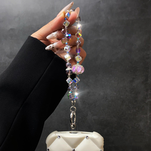 Lanterne <span class=keywords><strong>de</strong></span> luxe <span class=keywords><strong>bijou</strong></span> Bracelet <span class=keywords><strong>téléphone</strong></span> portable lanière Boutique <span class=keywords><strong>chaîne</strong></span> perlée main courte poignet pendentif Bracelet Clip lanière - Product Image 3