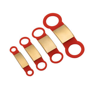 15 मिमी थोक कस्टम वैयक्तिकृत पालतू बिल्ली कुत्ता आईडी टैग कॉलर सहायक उपकरण नया सिलिकॉन कुत्ता पालतू टैग एंटी लॉस्ट मेटल नेमप्लेट - Product Image 3