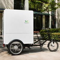 Tricycle cargo électrique motorisé 850W-1000W, puissant, pour livraison express, fourni directement par l'usine