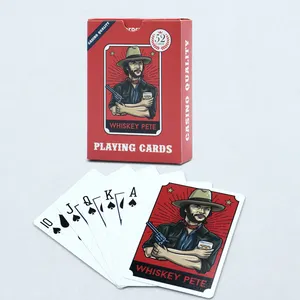 Cartas de jogo de papel cowboy estilo original personalizado, cartas de jogo de papel de jogo de cartas de jogo de alta qualidade América do Oeste