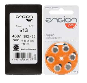 Engion 1.4V สินค้าเพื่อการได้ยินจากเยอรมันอุปกรณ์ช่วยฟังแบบมีปุ่มแบตเตอรี่ทำจากสังกะสีทุกขนาดผลิตภัณฑ์สำหรับหู - Product Image 3