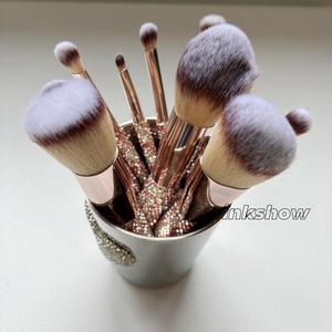 Juego de Brochas de Maquillaje Completas de 9 Piezas con Envío DDP, Diseño Vegano, Brochas de Maquillaje Sintéticas, Juego de Brochas de Maquillaje de Marca Privada Personalizada - Product Image 2