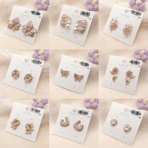 ต่างหูผู้หญิงชุบทอง 18K รุ่น 260119 <span class=keywords><strong>XUPING</strong></span> หลายแบบ ประดับเพชรคิวบิกเซอร์โคเนีย ต่างหูแบบห้อยและแบบติด แฟชั่นสำหรับผู้หญิง ขายส่ง - Product Image 6