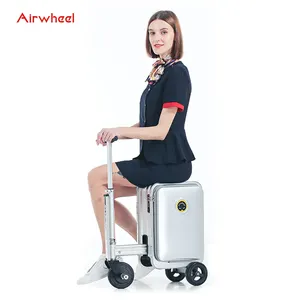Airwheel riding scooter valigia ride on travel durevole trolley valigia robotic smart bagaglio set valigia scooter elettrico