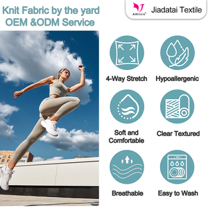 Personnalisé dty double tricot en microfibre doux et confortable vêtements de sport poly spandex tissu brossé par rouleau - Product Image 2
