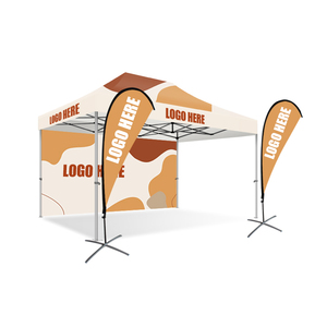 10x15ft chống nước Logo tùy chỉnh in tán mái nặng khung nhôm gấp lều cho các sự kiện ngoài trời - Product Image 3