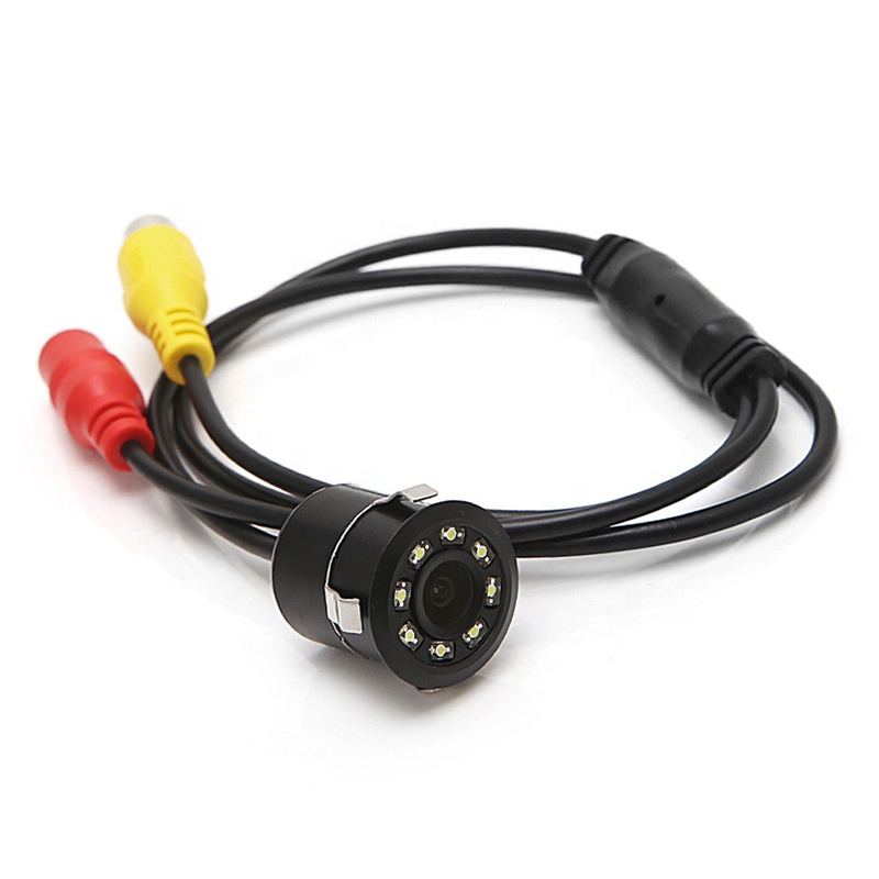 Резервное копирование камера заднего вида для автомобиля 18,5 мм 8 LED Автомобильная камера 170 градусов Автомобильная камера заднего вида автомобиля