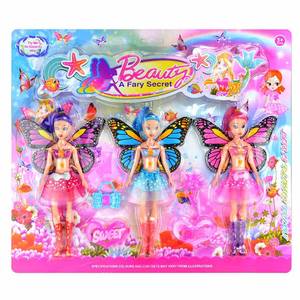 Hot Selling 8 Zoll Schmetterling Fee Puppe Spielzeug Mädchen Schönheit Baby Puppen Bestes Spielzeug Geschenk - Product Image 1