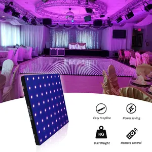 China supplier best price dj stage lighting platform portarble led pixel dance floor for wedding decoration usa