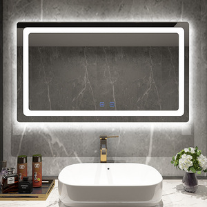 Haut carré anti-buée miroir salle de bain led miroir lumineux pour <span class=keywords><strong>babershop</strong></span> - Product Image 1