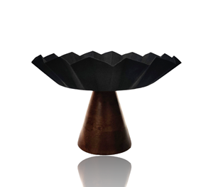 Assiette à gâteau vintage en métal fait main, ronde, motif végétal gravé, finition argentée, vendeur d'Inde - Product Image 4