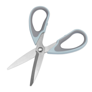 <b>Kitchen</b> <b>Scissors</b> Stainless Steel Straight Head Blue Gray For Home Use Cutting Chicken Fish Bones Multi Purpose - Product Image 2