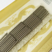 Vente en gros d'aiguilles de sujuk stériles, aiguilles d'acupuncture auriculaires faciales courtes 0.16x7mm, 500 pièces par boîte