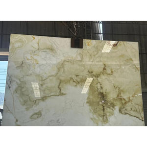 לוח אוניקס ירוק טבעי, לוח מרוכב שקוף מאלומיניום דמוי שיש, לוח חיפוי חיצוני מאלומיניום אוניקס עם תאורת רקע - Product Image 1