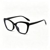 Lunettes anti-lumière bleue œil-de-chat SM873, monture PC unisexe, lunettes optiques pour enfants et adultes, verres en résine légers et personnalisables