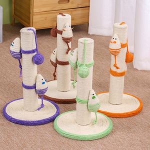 Fabriek Groothandel Wit Interactief Speelgoed Sisal Lint Hoge Kwaliteit Kat Boom Paal Krabber Met Kat Muis Speelgoed - Product Image 5