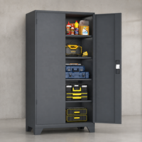 Armoire de rangement industrielle en métal pour outils, en acier laminé à froid, pour atelier, avec serrure à 3 points, capacité de charge de 200 kg par étagère, OEM/ODM/OBM, moderne