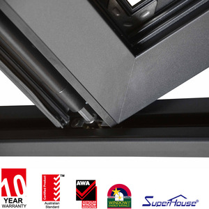 Superhouse sistema comercial vidrio aluminio bi-plegable/bifold/acordeón/<span class=keywords><strong>ventana</strong></span> plegable con NOA NFRC AS2047 - Product Image 5