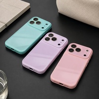 Coque de téléphone minimaliste C0180, couleur unie, anti-chute pour iPhone 17 Air 16 15 14 13 12 11 18 Pro Max
