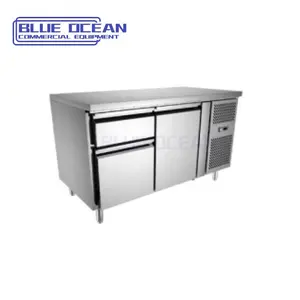 批发2个抽屉1门制冷冰柜冰箱储物抽屉厨房工作台设备制冷