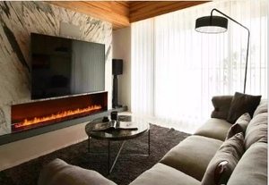 Tonya 72 pouces moderne Kamin luxe électrique 3D eau vapeur cheminée intérieure avec télécommande Fire Design <span class=keywords><strong>par</strong></span> Seminee - Product Image 6