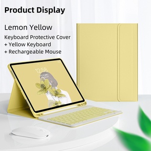 Tablet Kılıfları Popüler Kablosuz Akıllı Dokunmatik Klavye Kılıfı <span class=keywords><strong>iPad</strong></span> Pro 11/Pro 10.5/<span class=keywords><strong>Air</strong></span> <span class=keywords><strong>4</strong></span>/Kalem Tutucu Standı Çizilmez - Product Image 6